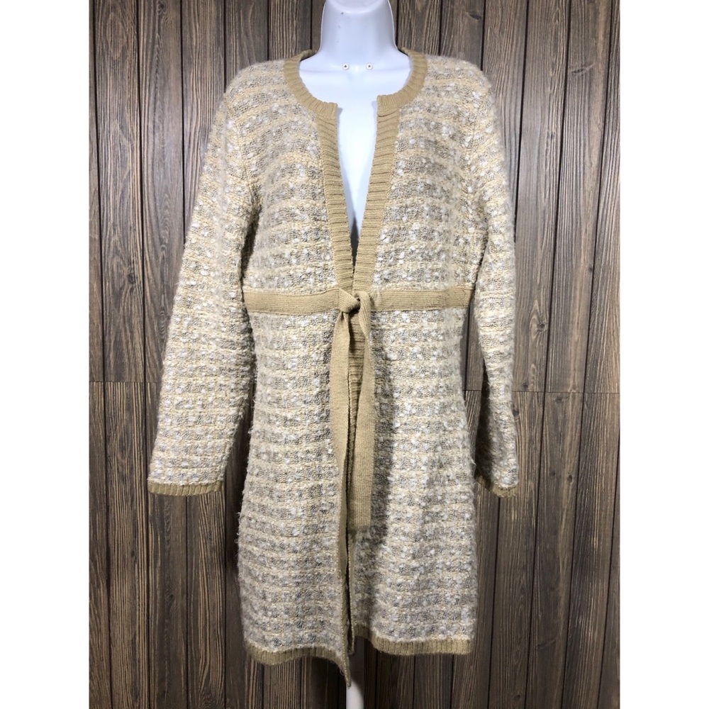 i.e. relaxed size Large open sweater